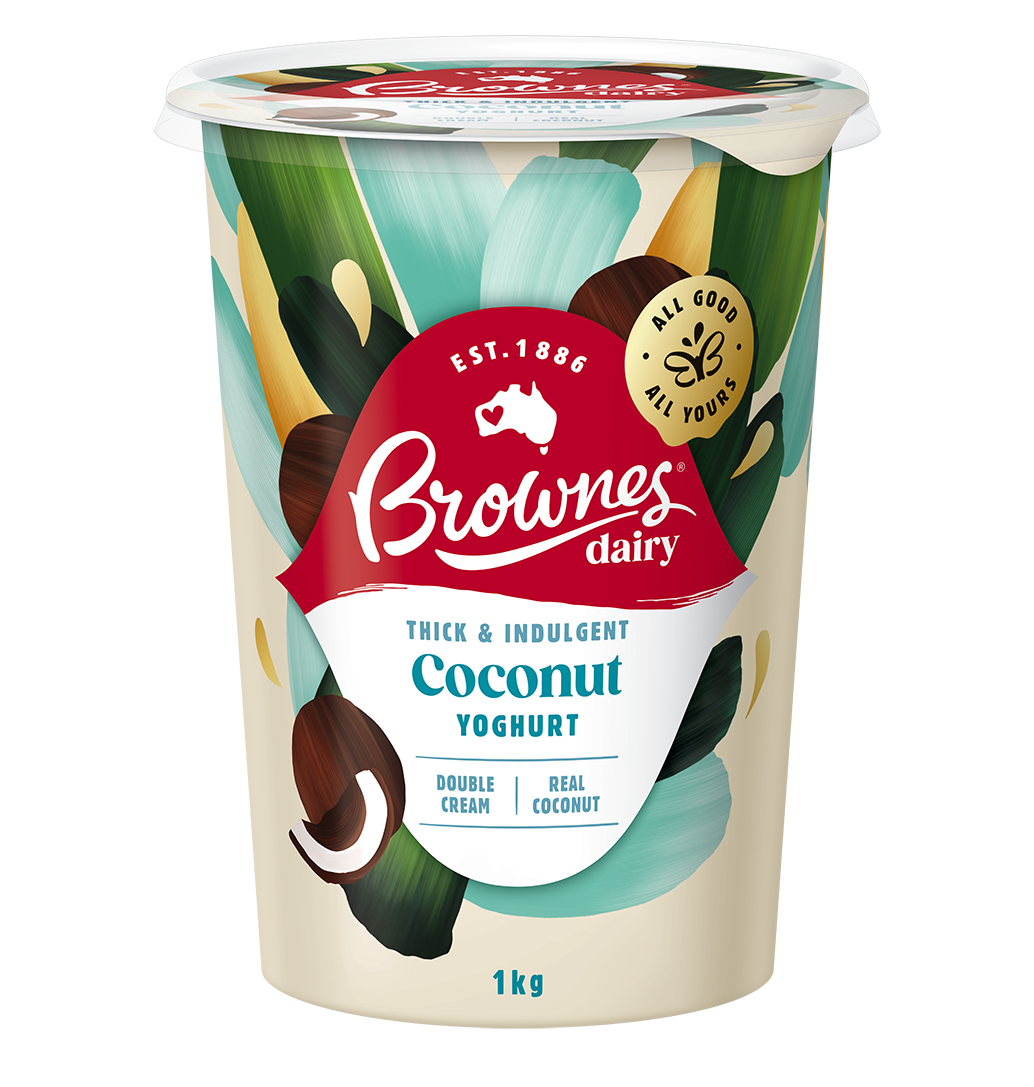 Brownes Dairy Coconut Natural Yoghurt 1Kg