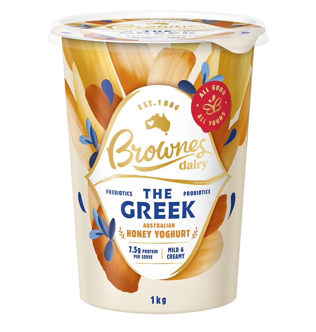Brownes The Greek Honey Sweetened Yoghurt 1Kg