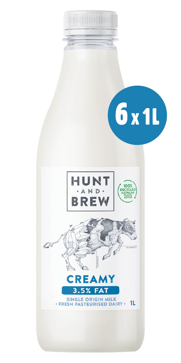 Hunt and Brew Creamy Milk 1L x 6