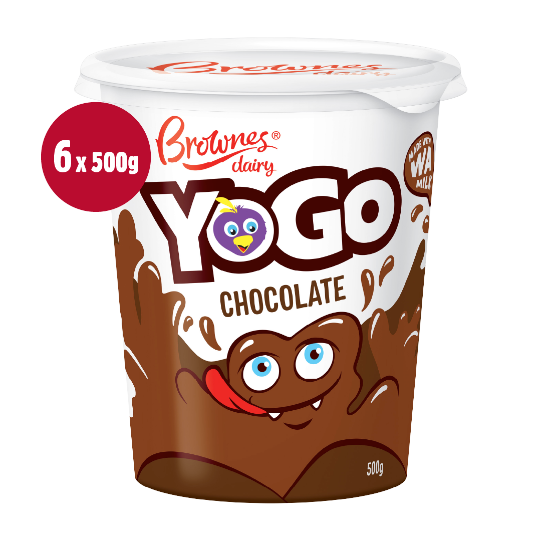 Brownes Choc Yogo 500g x 6
