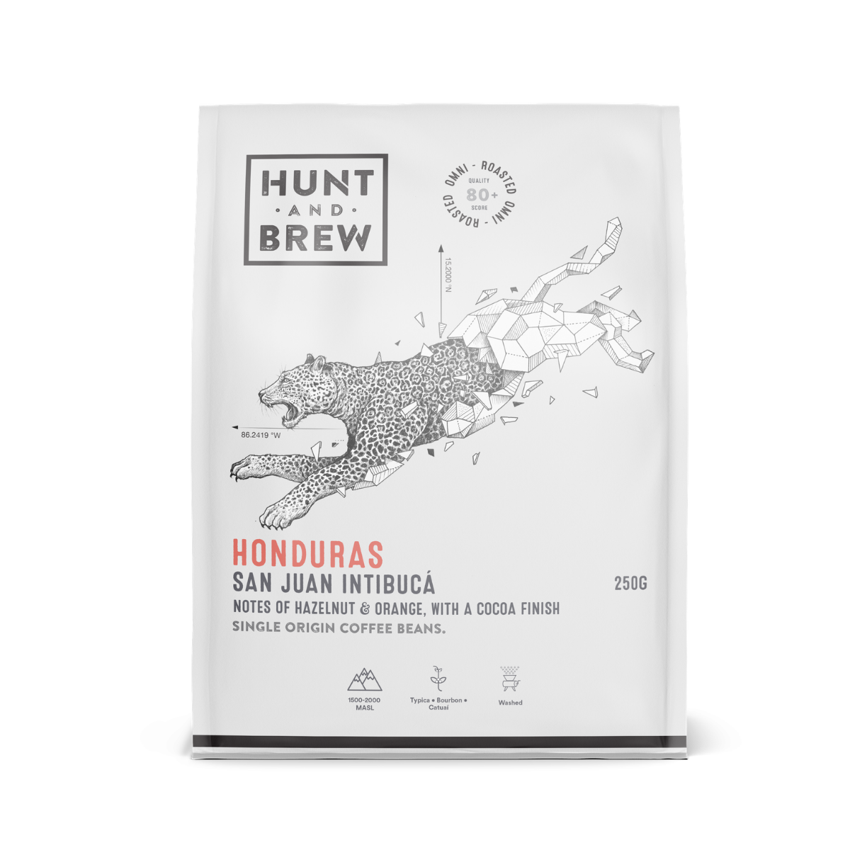 Hunt and Brew | Honduras Single Origin Coffee Beans Box (250g x 4)