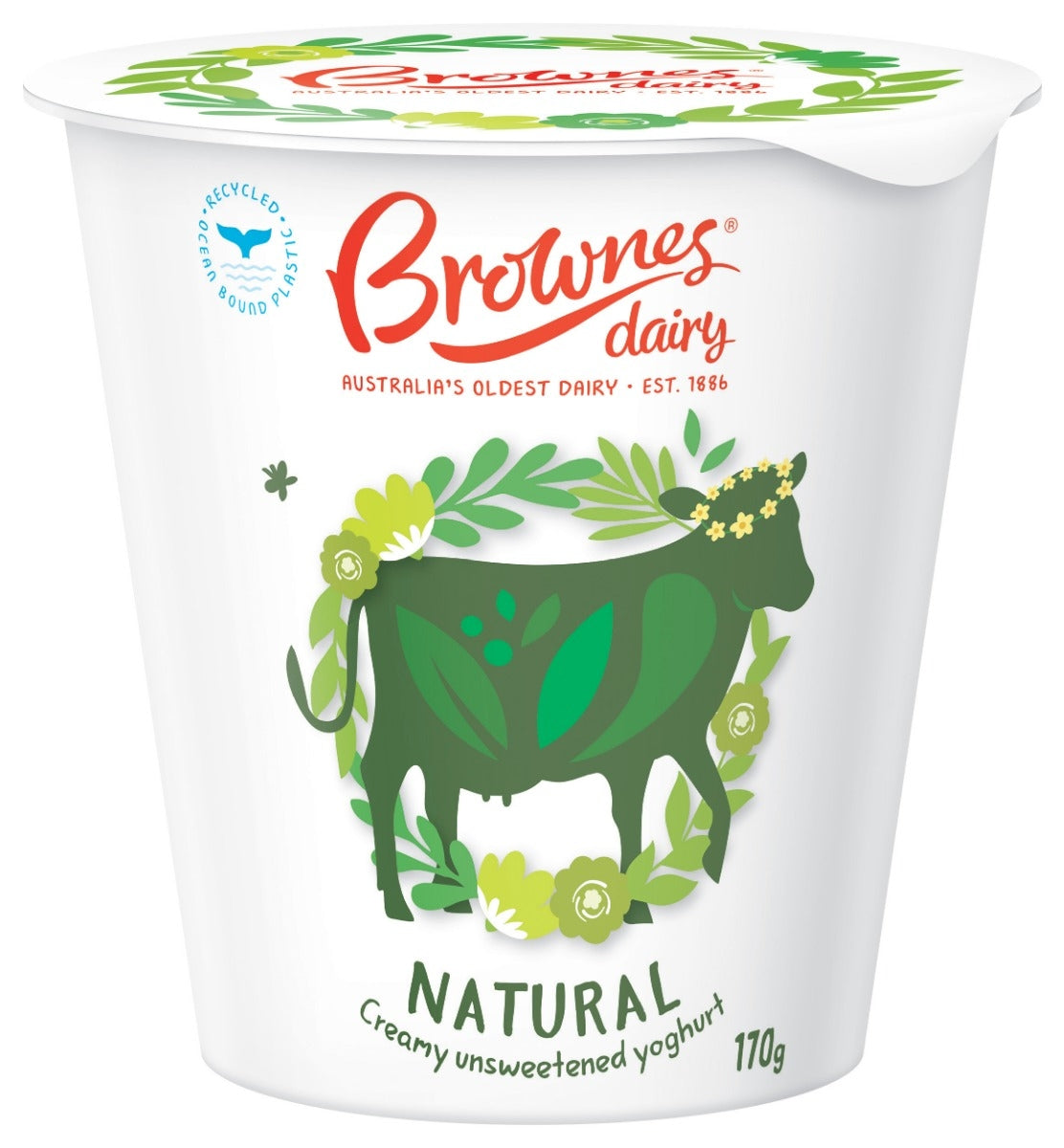 Brownes Dairy Traditional Natural Yoghurt 170g