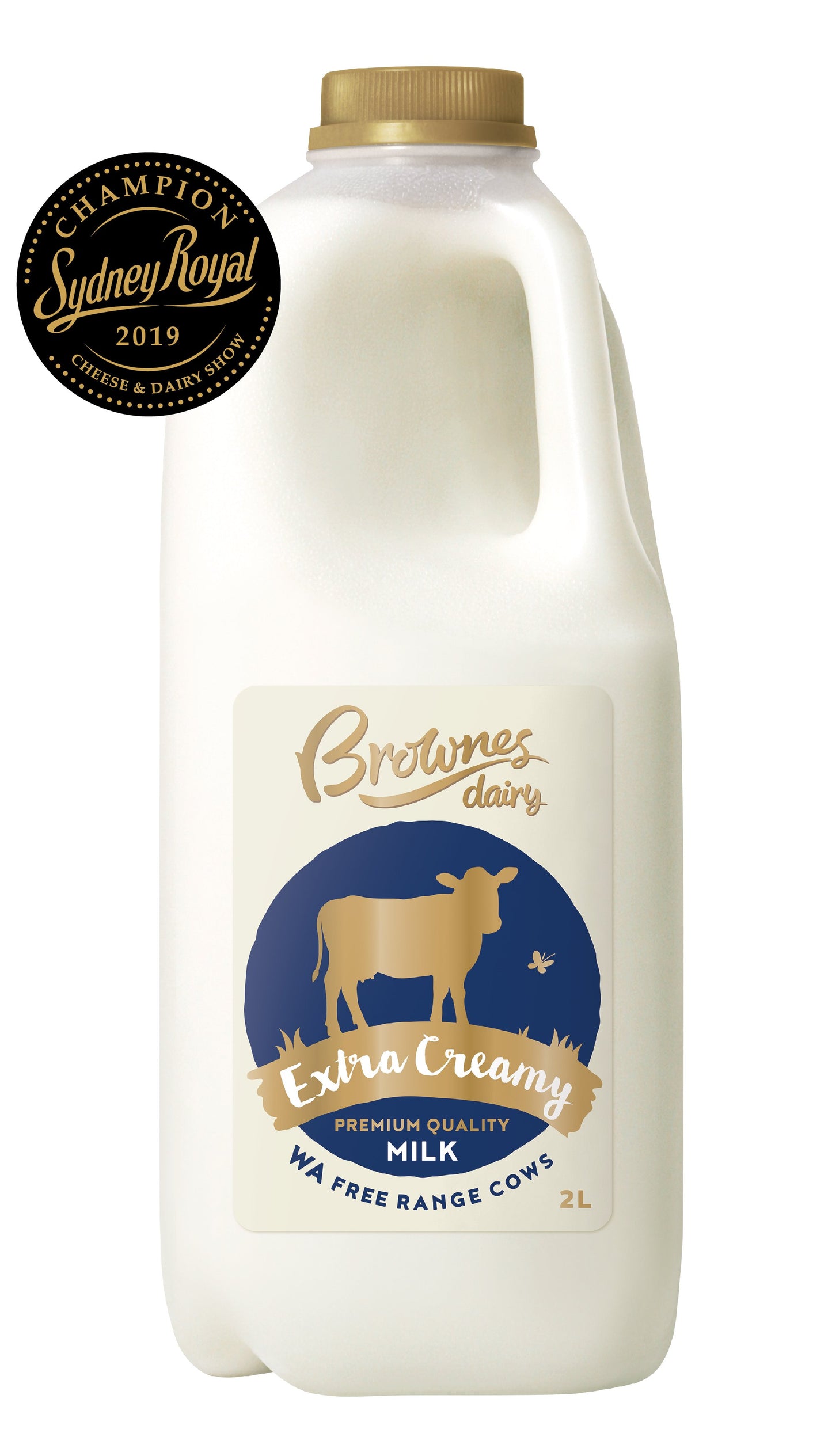 Brownes Dairy Extra Creamy Milk 2L