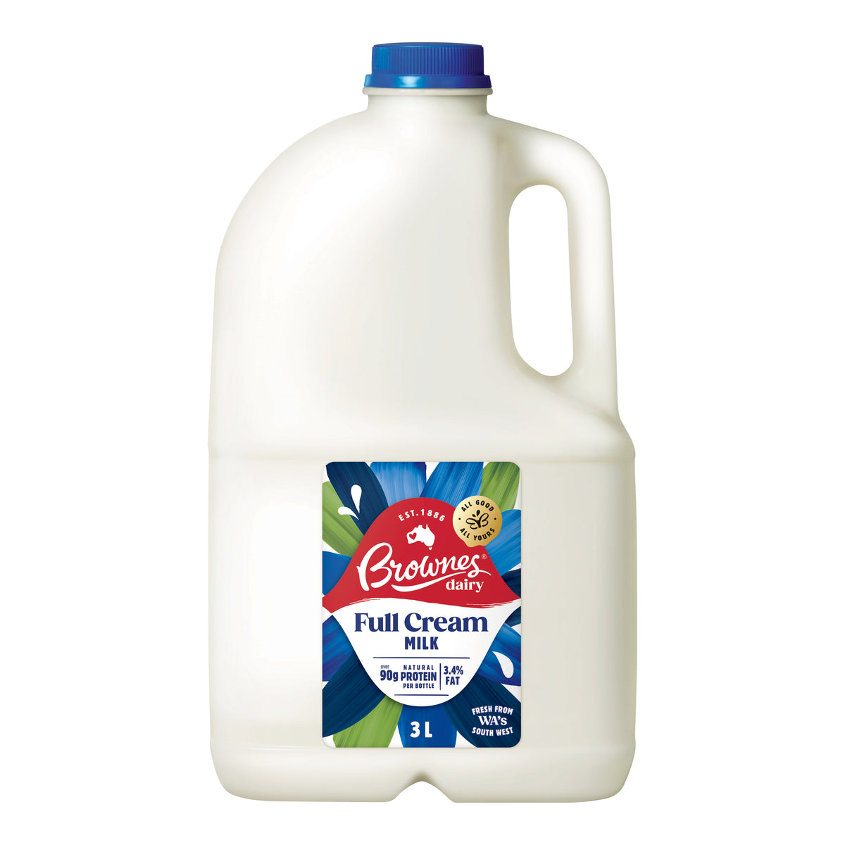 Brownes Dairy Full Cream Milk 3L