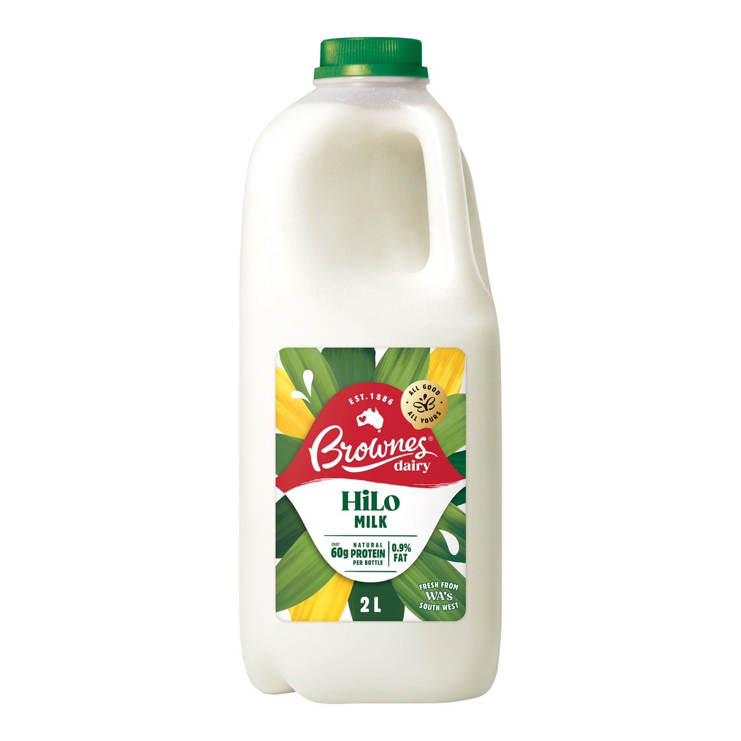Brownes Dairy Hi-Lo Milk 2L