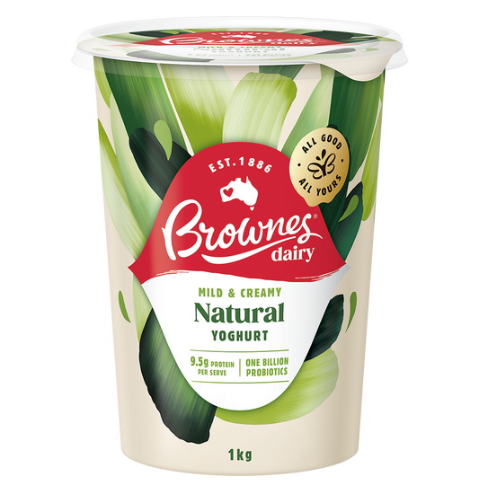 Brownes Dairy Natural Traditional Yoghurt 1Kg