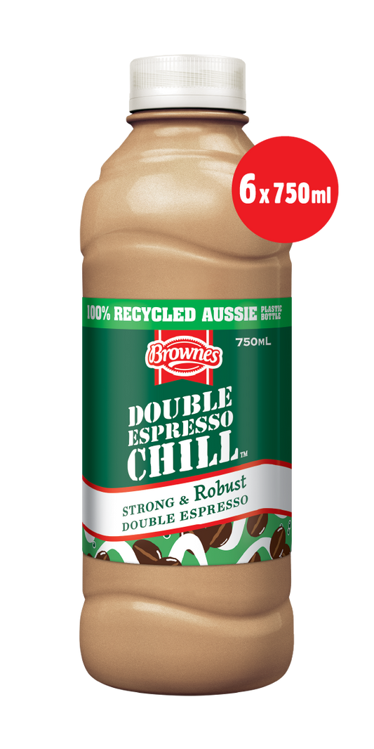 Brownes Double Espresso CHILL 750mL x 6