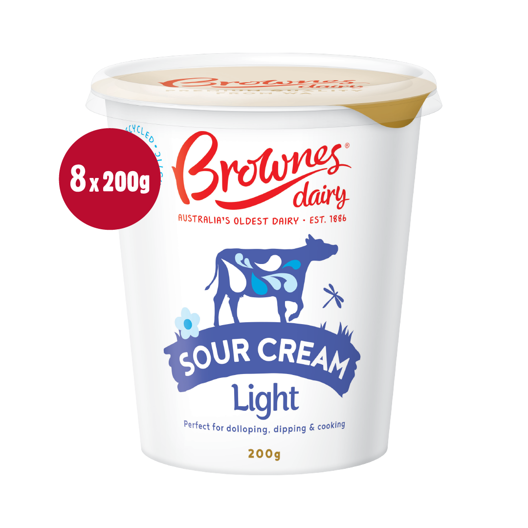 Brownes Dairy Light Sour Cream - 200g