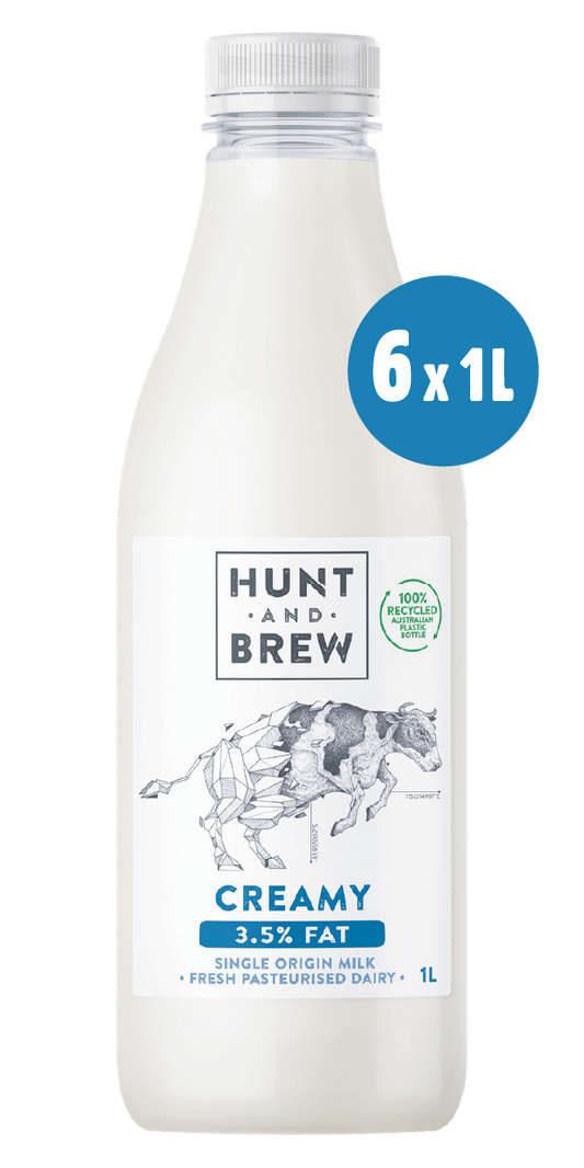 Hunt and Brew Creamy Milk 1L x 6