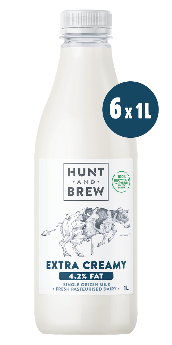 Hunt and Brew | Extra Creamy Single Origin Milk 1L x 6