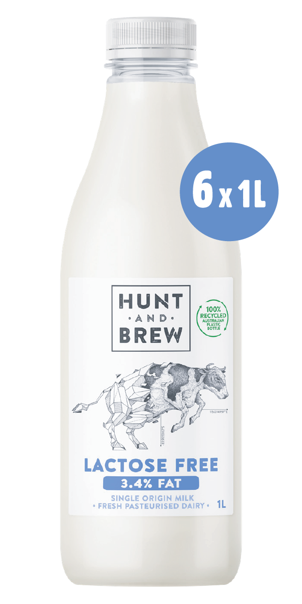 Hunt and Brew Lactose Free Milk 1L x 6