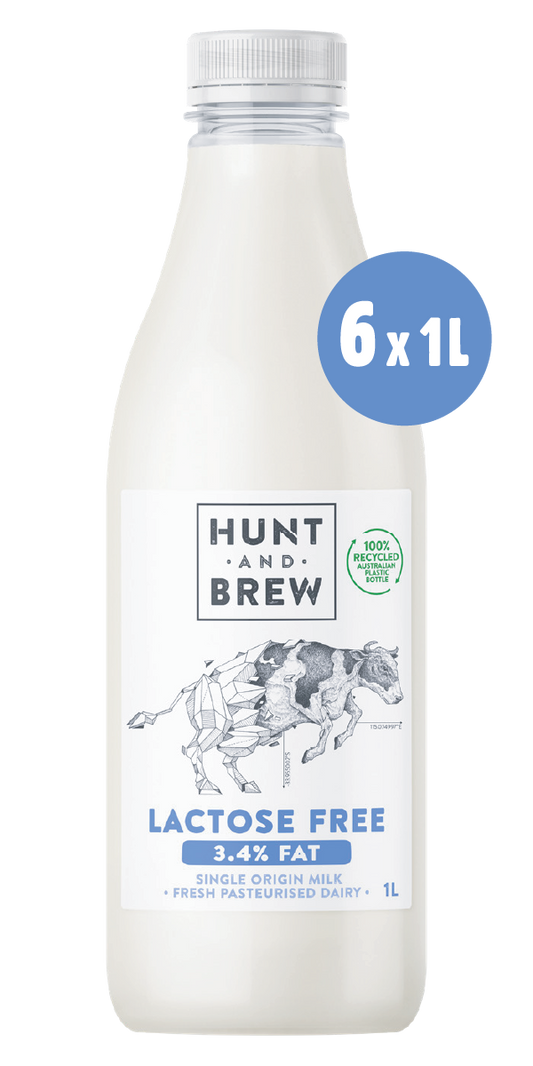 Hunt and Brew Lactose Free Milk 1L x 6