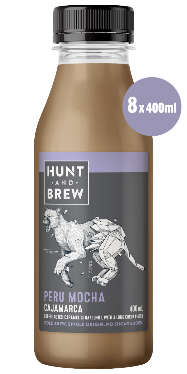 Hunt and Brew Peru Mocha 400ML x 8