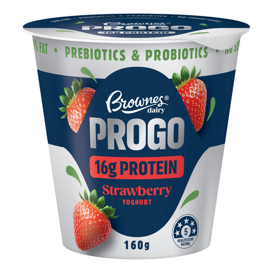 Brownes Strawberry Protein Yoghurt 160g