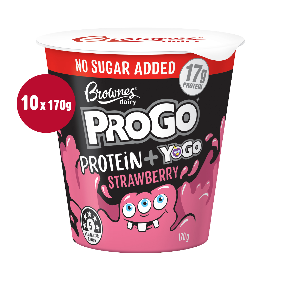 Brownes Strawberry Protein Yogo 170g x 10