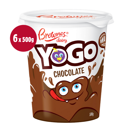 Brownes Choc Yogo 500g x 6