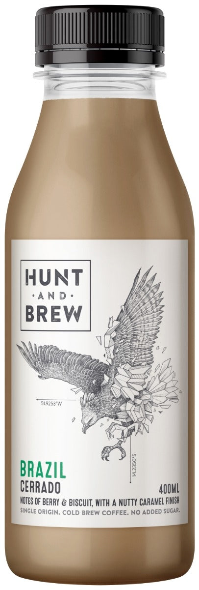 Hunt and Brew | Brazil Single Origin Cold Brew Coffee 400ML