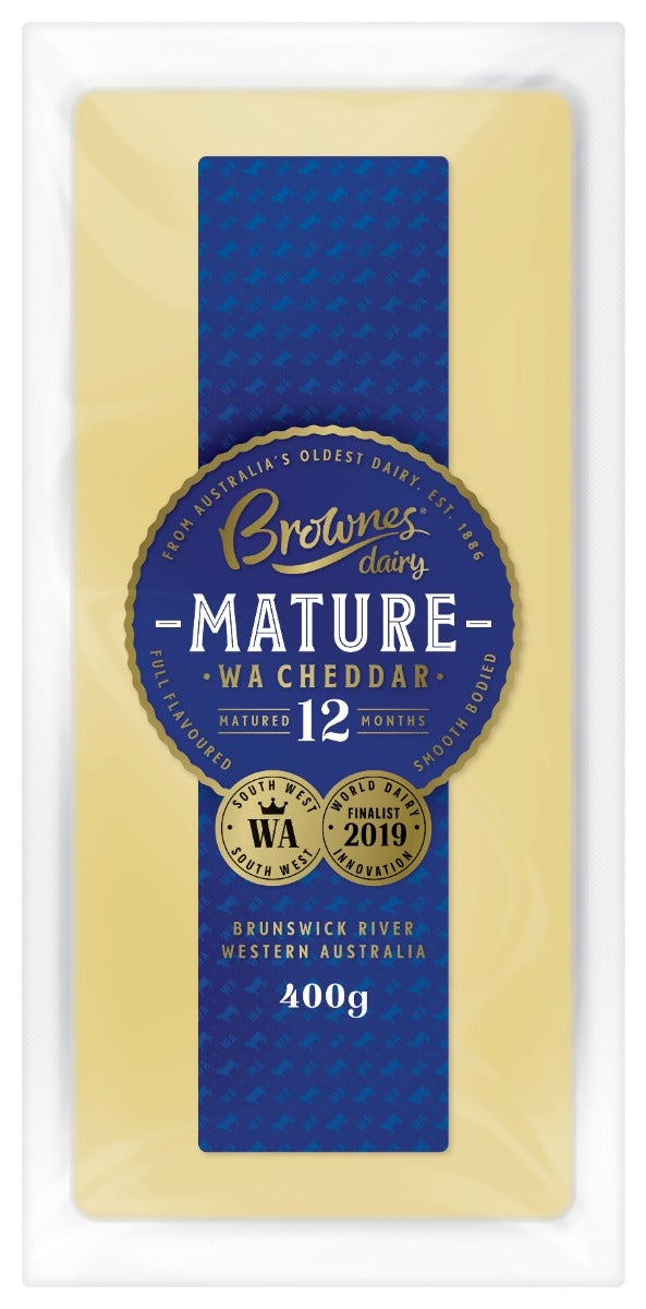 Brownes Mature WA Cheddar - 400g