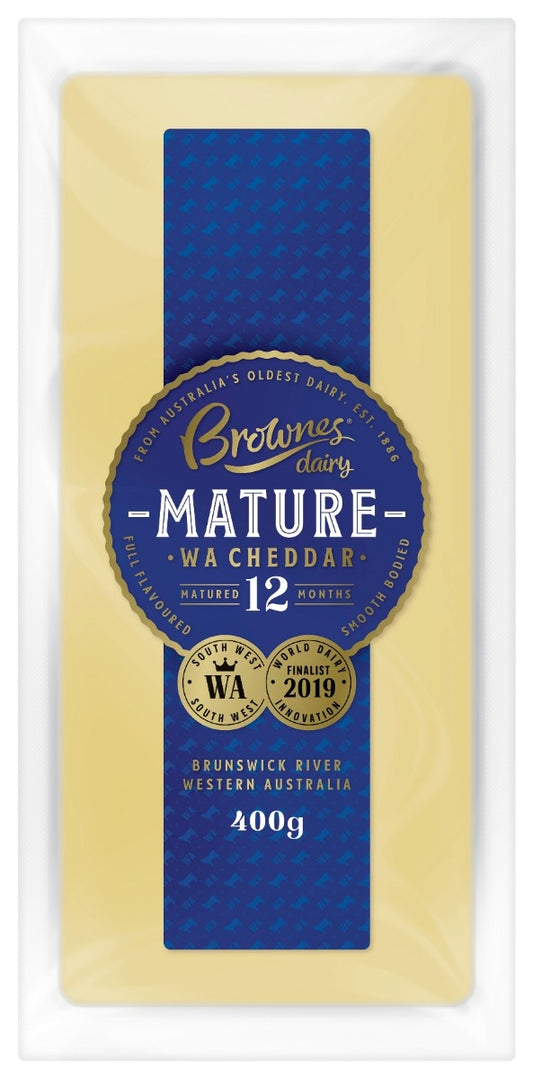 Brownes Mature WA Cheddar - 400g