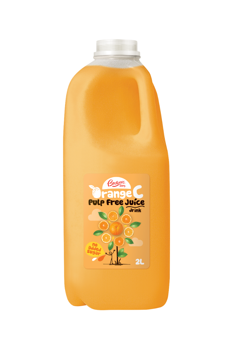 Brownes Orange C No Added Sugar 2L