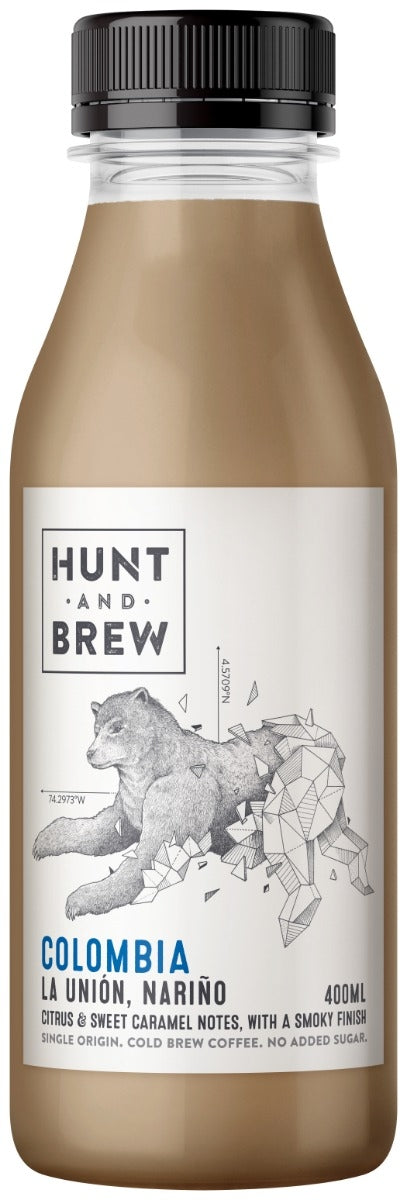 Hunt and Brew | Colombia Single Origin Cold Brew Coffee 400ML