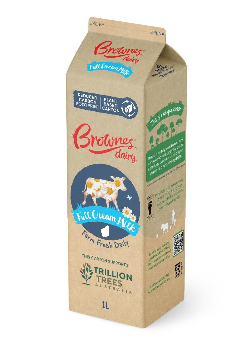 Brownes Dairy Full Cream Milk 1L