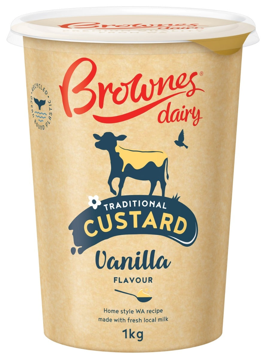 Brownes Dairy Vanilla Custard 1Kg