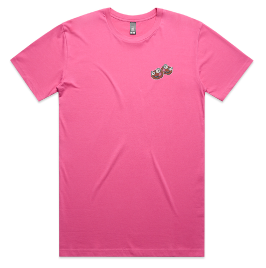 Dirt Dessert Limited Edition Embroidered Pink T-Shirt-M
