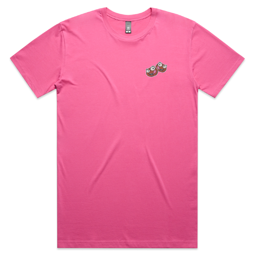 Dirt Dessert Limited Edition Embroidered Pink T-Shirt-XL