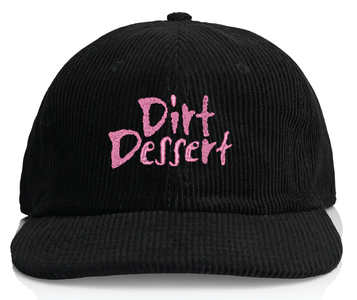 Dirt Dessert Limited Edition Embroidered Corduroy Hat-Dirt Dessert Two Lines