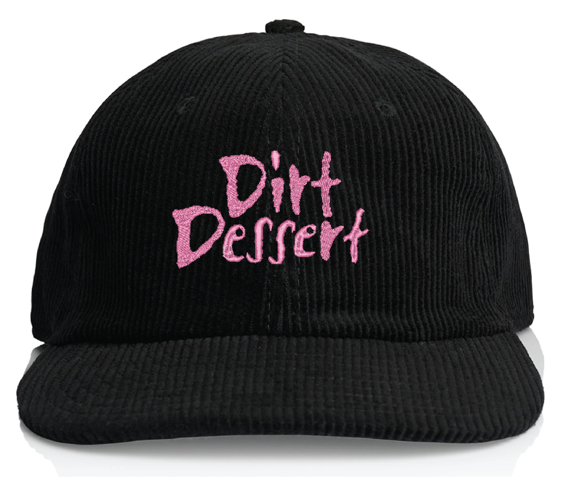 Dirt Dessert Limited Edition Embroidered Corduroy Hat-Dirt Dessert Two Lines