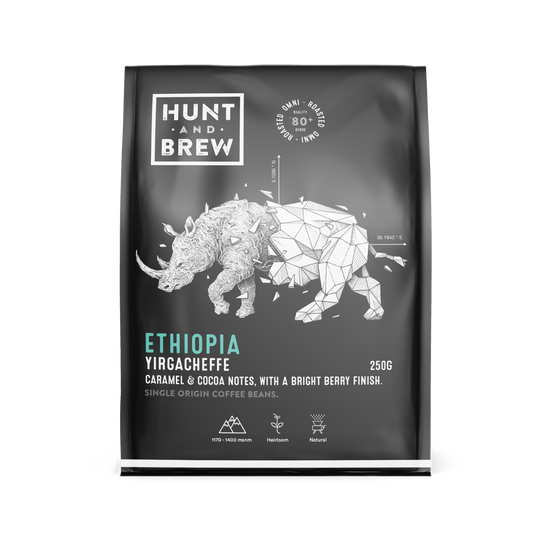 Hunt and Brew | Ethiopia Single Origin Coffee Beans Box (250g x 4)