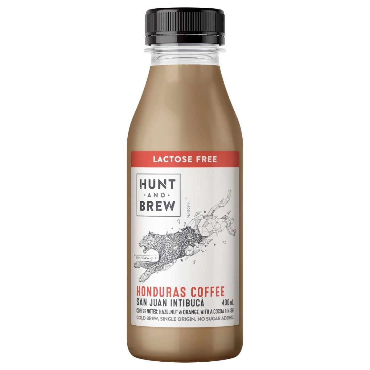 Hunt and Brew | Honduras Lactose Free Single Origin Cold Brew Coffee 400ML