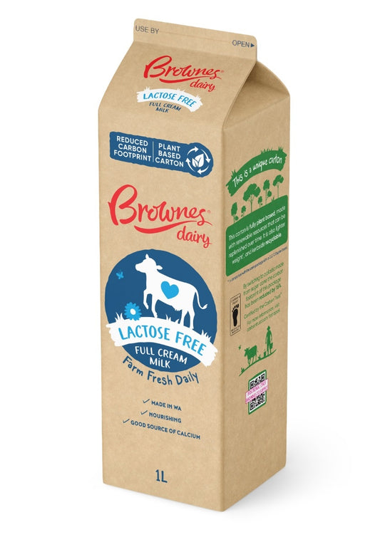 Brownes Dairy Lactose Free Full Cream 1L