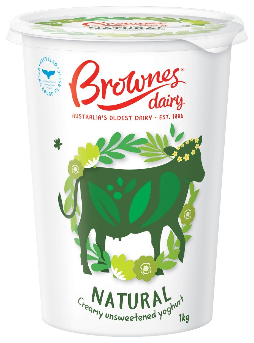 Brownes Dairy Natural Traditional Yoghurt 1Kg