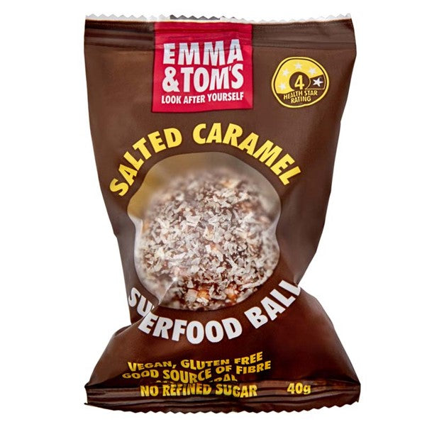 Emma & Tom's Salted Caramel Superfood Ball's (12 pack)