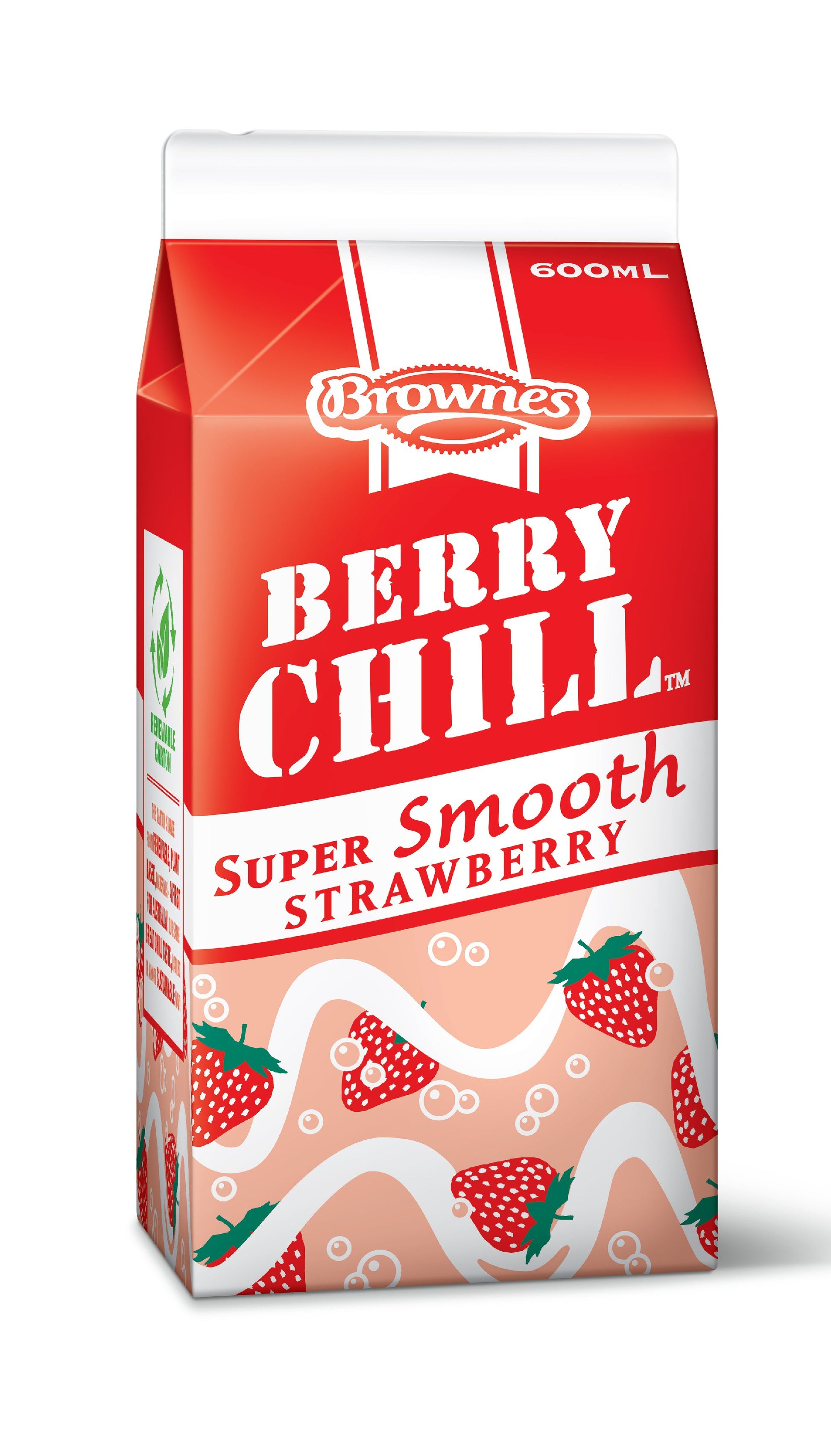 Brownes Strawberry CHILL 600mL