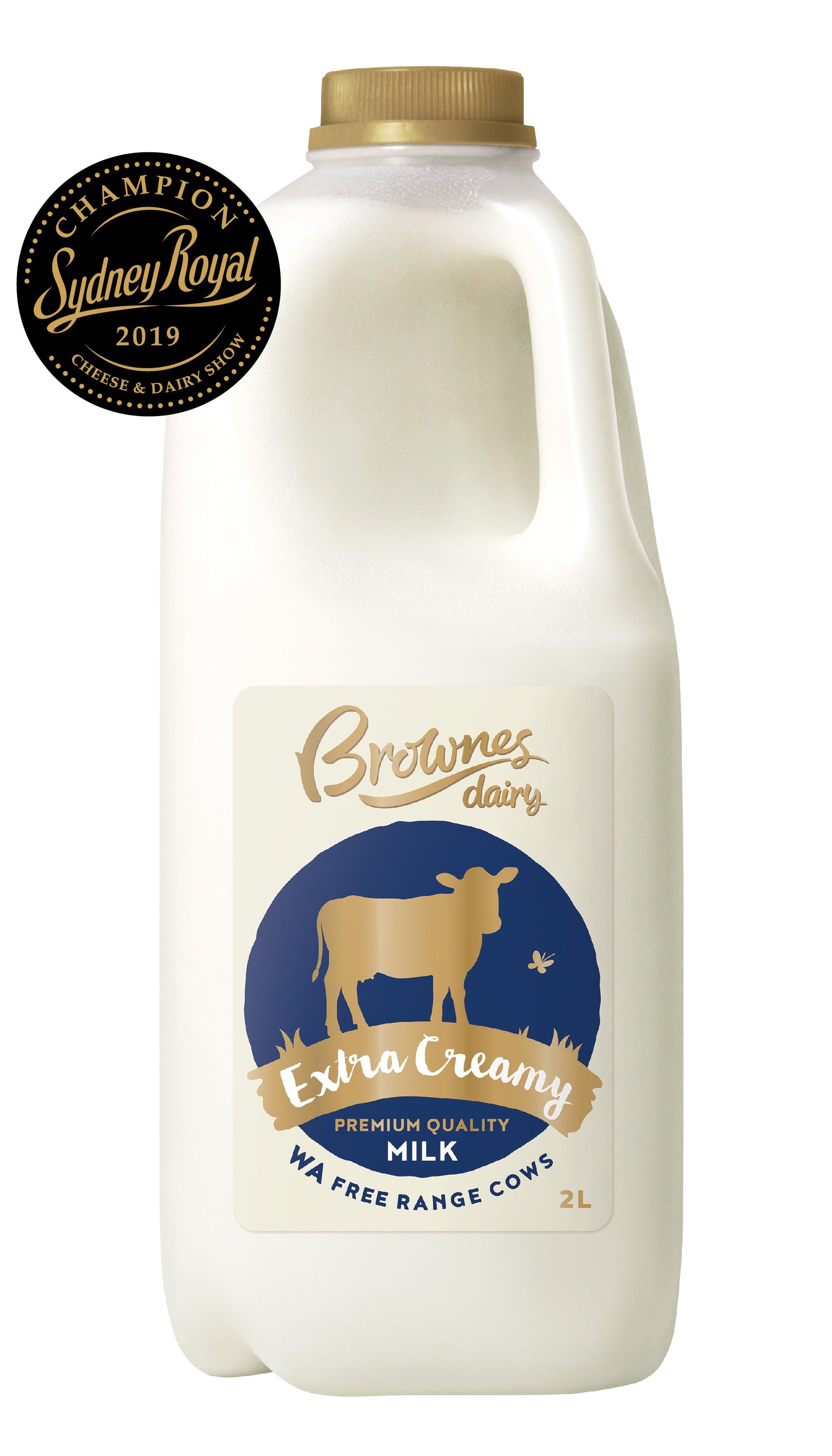Brownes Dairy Extra Creamy Milk 2L