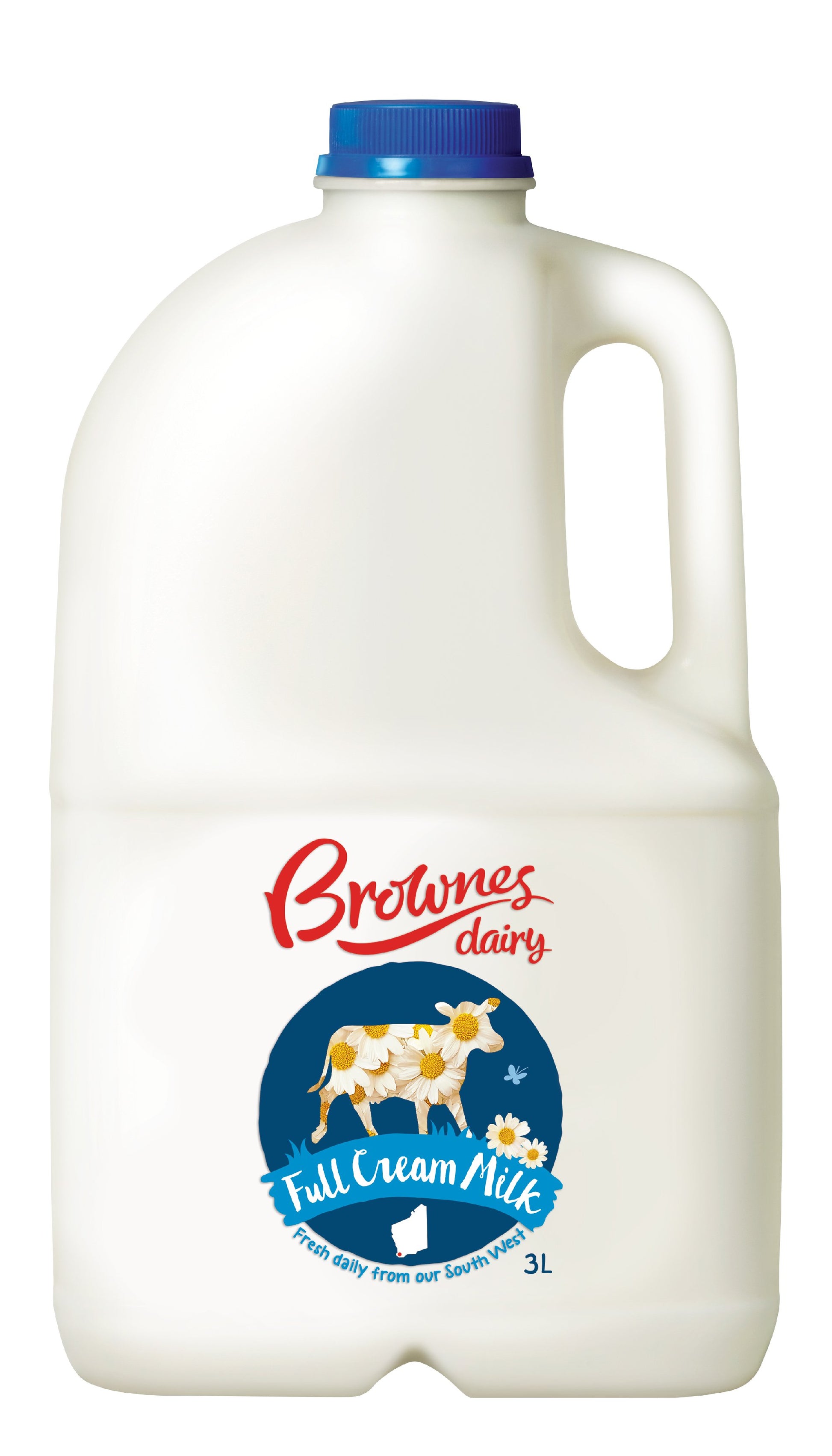 Brownes Dairy Full Cream Milk 3L