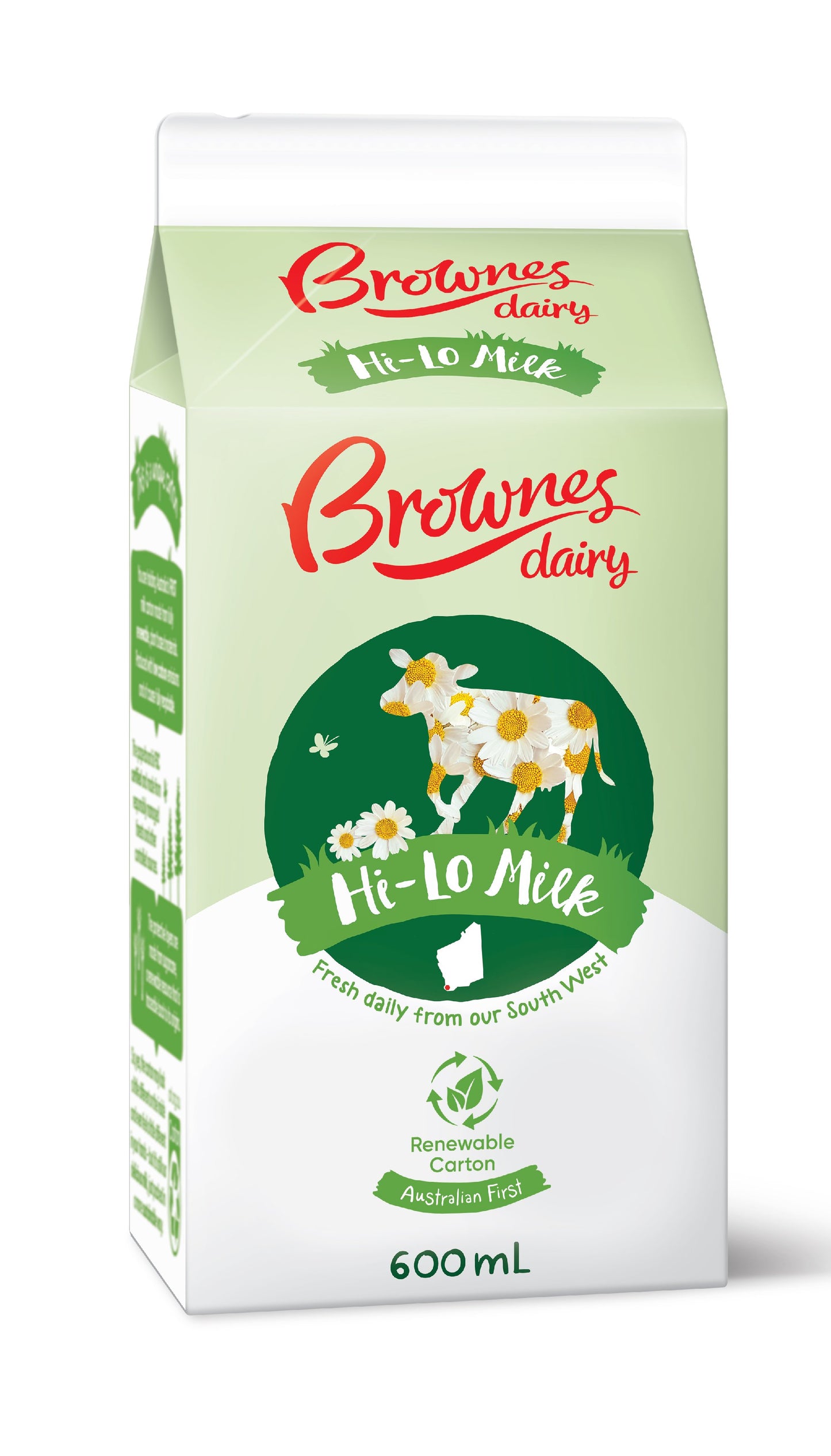 Brownes Dairy Hi-Lo Milk 600mL