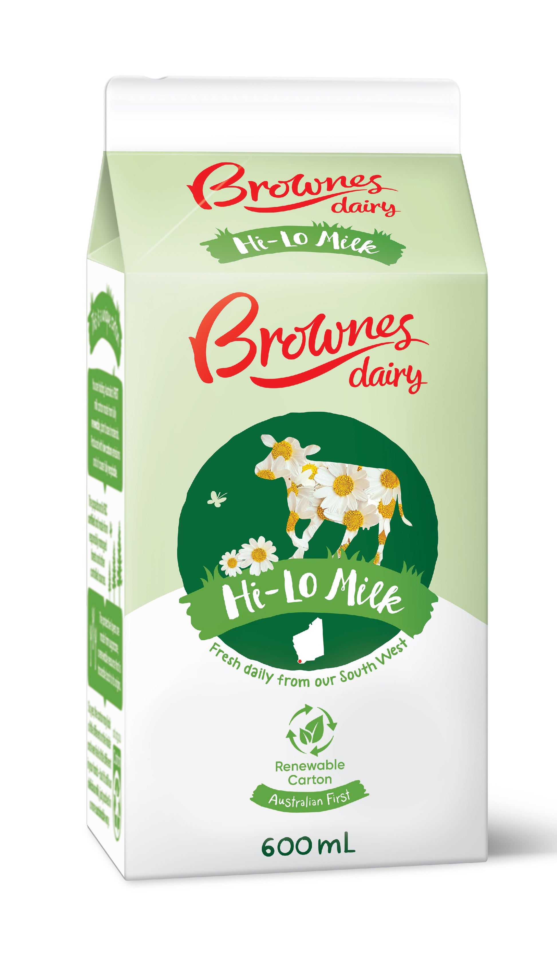 Brownes Dairy Hi-Lo Milk 600mL