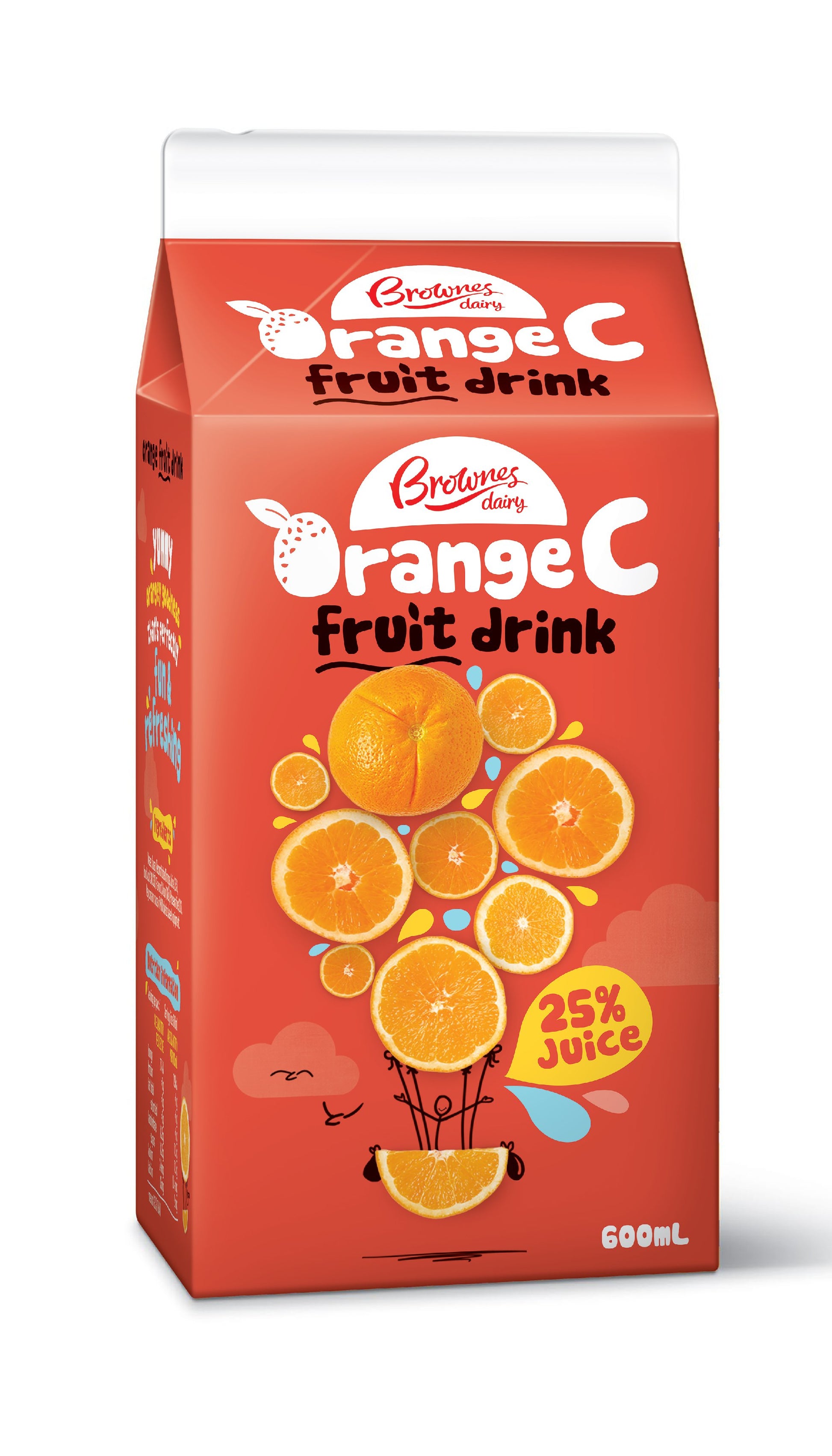 Brownes Orange C 600mL