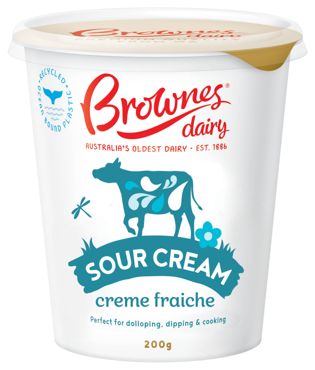 Brownes Dairy Creme Fraiche Sour Cream - 200g